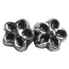 Antique Silver Plastic Beads, 6mm, Hole:Approx 1mm, Sold by Bag
