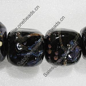 Ceramics Beads, Square 32mm Hole:6.5mm, Sold by Bag