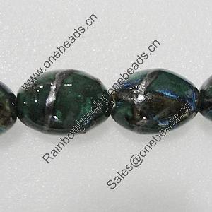 Ceramics Beads, Oval 33x24mm Hole:4mm, Sold by Bag