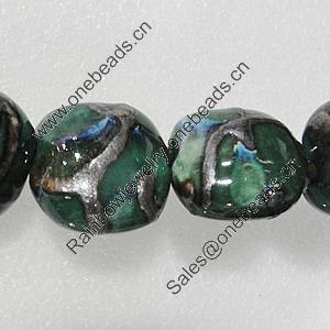 Ceramics Beads, Square 29mm Hole:4mm, Sold by Bag
