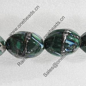 Ceramics Beads, Oval 37x28mm Hole:4mm, Sold by Bag