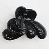 Fashional hair Clip with Plastic, 79x54mm, Sold by Group