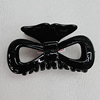 Fashional hair Clip with Plastic, 86x49mm, Sold by Group