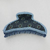 Fashional hair Clip with Cloth, 90x50mm, Sold by Group