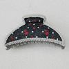 Fashional hair Clip with Cloth, 90x50mm, Sold by Group