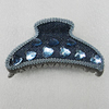 Fashional hair Clip with Cloth, 90x50mm, Sold by Group