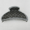 Fashional hair Clip with Cloth, 90x50mm, Sold by Group