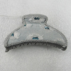 Fashional hair Clip with Cloth, 90x50mm, Sold by Group