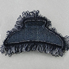 Fashional hair Clip with Cloth, 90x50mm, Sold by Group