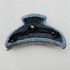 Fashional hair Clip with Cloth, 90x50mm, Sold by Group
