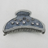 Fashional hair Clip with Cloth, 90x50mm, Sold by Group