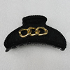 Fashional hair Clip with Cloth, 90x50mm, Sold by Group
