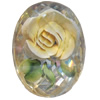 Resin Faceted Cabochons, No-Hole Jewelry findings, 30x40mm, Sold by PC