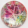 Resin Faceted Cabochons, No-Hole Jewelry findings, 25mm, Sold by PC
