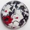 Resin Cabochons, No-Hole Jewelry findings, 30mm, Sold by Bag