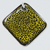 Ceramic Pendants, Diamond 63mm Hole:3mm, Sold by PC