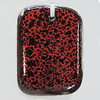 Ceramic Pendants, Rectangle 57x43mm Hole:3mm, Sold by PC