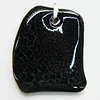 Ceramic Pendants, Nugget 45x38mm Hole:2.5mm, Sold by PC