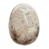 Ceramic Pendants, Nugget 58x43mm Hole:3mm, Sold by PC