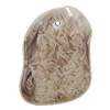 Ceramic Pendants, Nugget 60x47mm Hole:2.5mm, Sold by PC