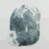 Ceramic Pendants, Nugget 60x47mm Hole:3mm, Sold by PC