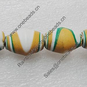 Handmade Indonesia Beads, 25x17mm Hole:4.5mm, Sold by PC