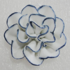 Ceramics Pendants, Flower 37x35mm Hole:2mm, Sold by PC