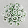 Ceramics Beads, Flower 38mm Hole:3.5mm, Sold by PC
