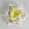 Ceramics Pendants, Flower 40mm Hole:5x3mm, Sold by PC