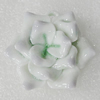 Ceramics Pendants, Flower 39mm Hole:3.5mm, Sold by PC