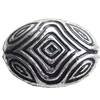 Antique Silver Plastic Beads, 25x18mm, Hole:Approx 2mm, Sold by Bag