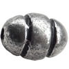 Antique Silver Plastic Beads, 14x10mm, Hole:Approx 2mm, Sold by Bag
