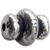 Antique Silver Plastic Beads, 13x10mm, Hole:Approx 2mm, Sold by Bag