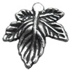 Antique Silver Plastic Pendant, 20x22mm, Hole:Approx 2mm, Sold by Bag