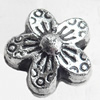 Antique Silver Plastic Beads, 11mm, Hole:Approx 2mm, Sold by Bag