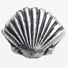 Antique Silver Plastic Beads, 14x11mm, Hole:Approx 2mm, Sold by Bag