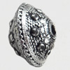 Antique Silver Plastic Beads, 10x14mm, Hole:Approx 2mm, Sold by Bag