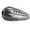 Antique Silver Plastic Beads, 15x6mm, Hole:Approx 2mm, Sold by Bag