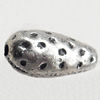 Antique Silver Plastic Beads, 16x8mm, Hole:Approx 2mm, Sold by Bag