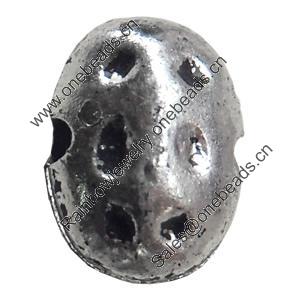 Antique Silver Plastic Beads, 6x8mm, Hole:Approx 2mm, Sold by Bag