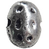 Antique Silver Plastic Beads, 6x8mm, Hole:Approx 2mm, Sold by Bag