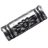 Antique Silver Plastic Beads, 10x3mm, Hole:Approx 2mm, Sold by Bag