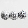Antique Silver Plastic Beads, 4mm, Hole:Approx 1mm, Sold by Bag
