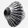 Antique Silver Plastic Beads, 12x14mm, Hole:Approx 2mm, Sold by Bag