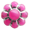Solid Plated Colorful(Silver) Plastic Beads, A Grade, 9x5mm, Hole:Approx 2mm, Sold by Bag