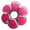 Solid Plated Colorful(Silver) Plastic Beads, A Grade, 10mm, Hole:Approx 3mm, Sold by Bag