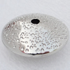 Jewelry Findings, CCB Plastic Beads, Platina Plated, 26x11mm, Hole:3mm, Sold by Bag