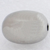 Jewelry Findings, CCB Plastic Beads, Platina Plated, Drum, 17x12mm, Hole:3mm, Sold by Bag