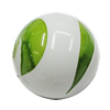 Spray-Painted Acrylic Beads, Round 12mm Hole:2.5mm, Sold by Bag