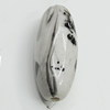 Spray-Painted Acrylic Beads, 32x13mm Hole:2.5mm, Sold by Bag